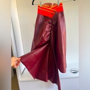 Martina Spetlova calf leather skirt